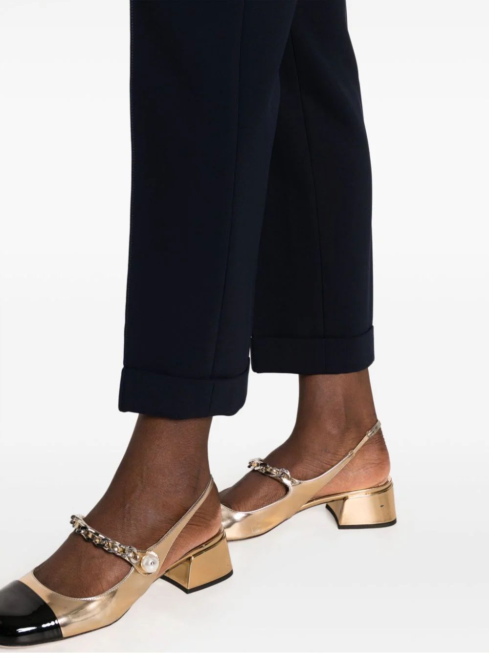 パンツ MOSCHINO COUTURE Woman Pants Black 03045524 0555 Women's MOSCHINO PANTALONE Pants - Sophisticated Style